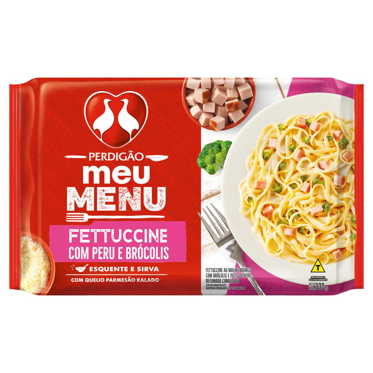 FETTUCCINE PERDIGAO 300G MEU MENU PERU/BROCOLIS