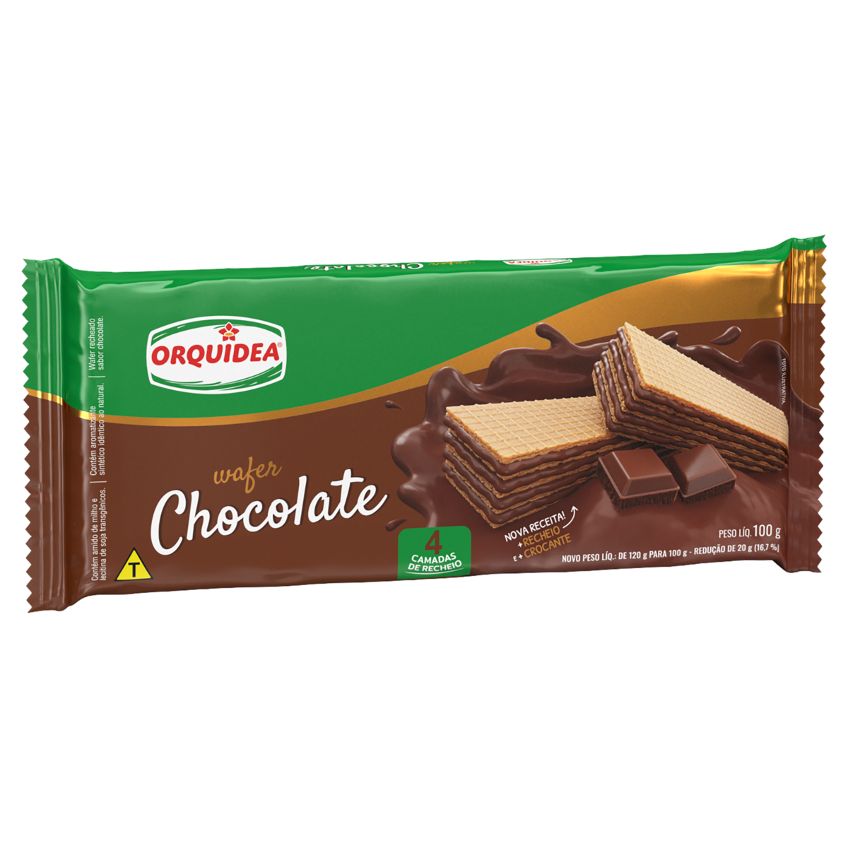 WAFER ORQUIDEA 100G CHOC