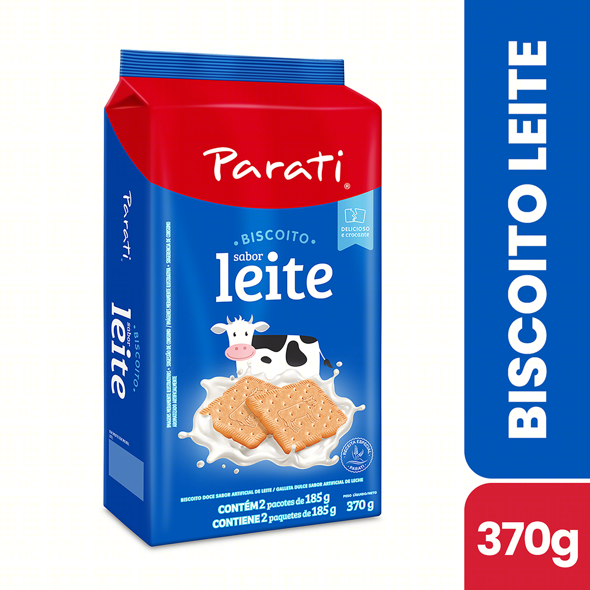 BISCOITO PARATI 370G LEITE