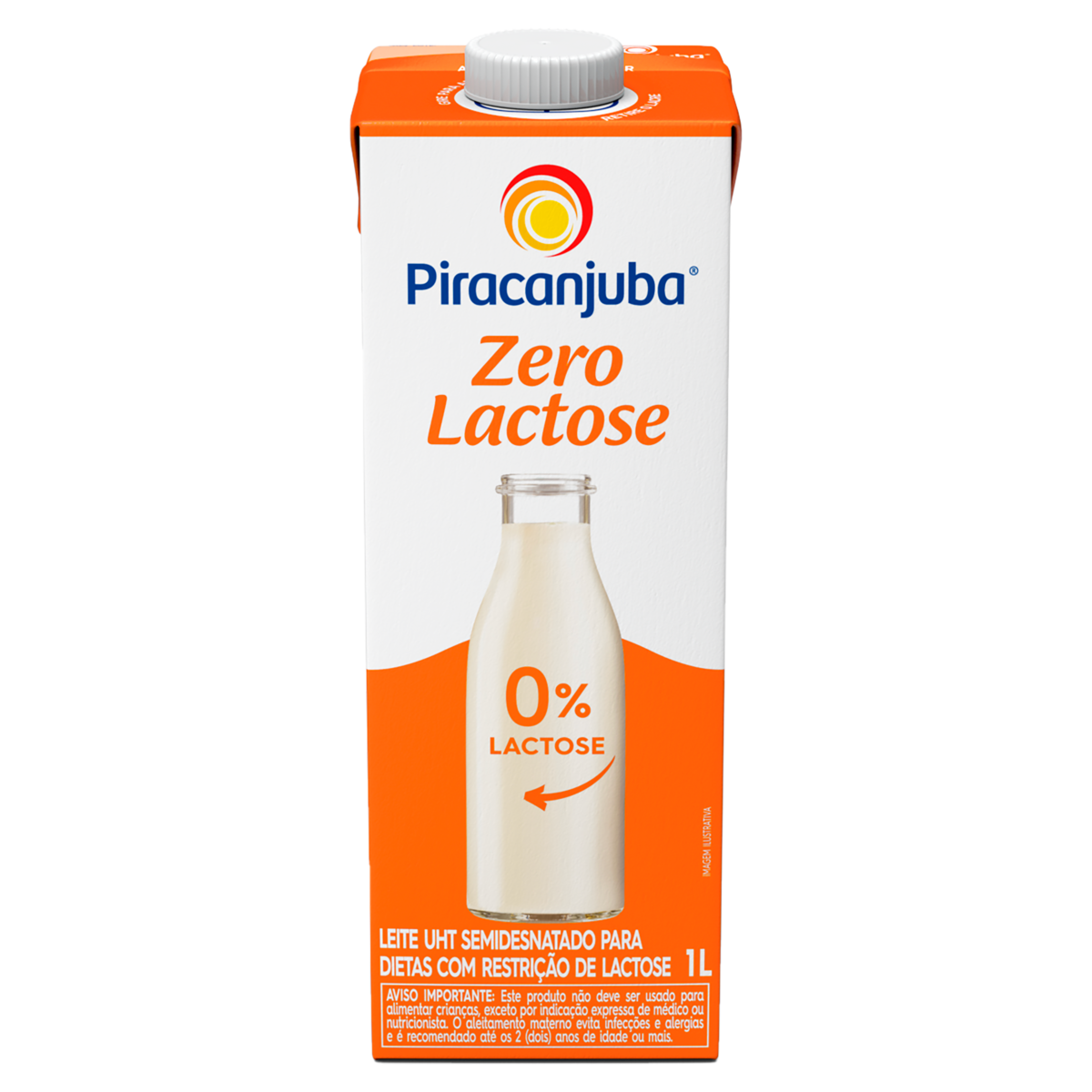 LEITE PIRACANJUBA 1L LV ZERO LACT