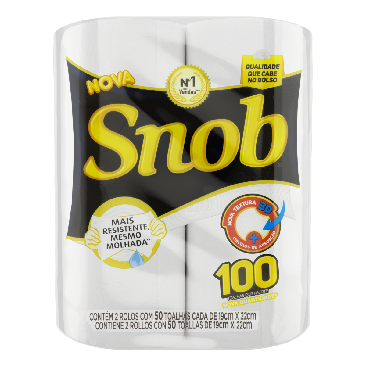 TOALHA PAPEL SNOB C/2 BCO