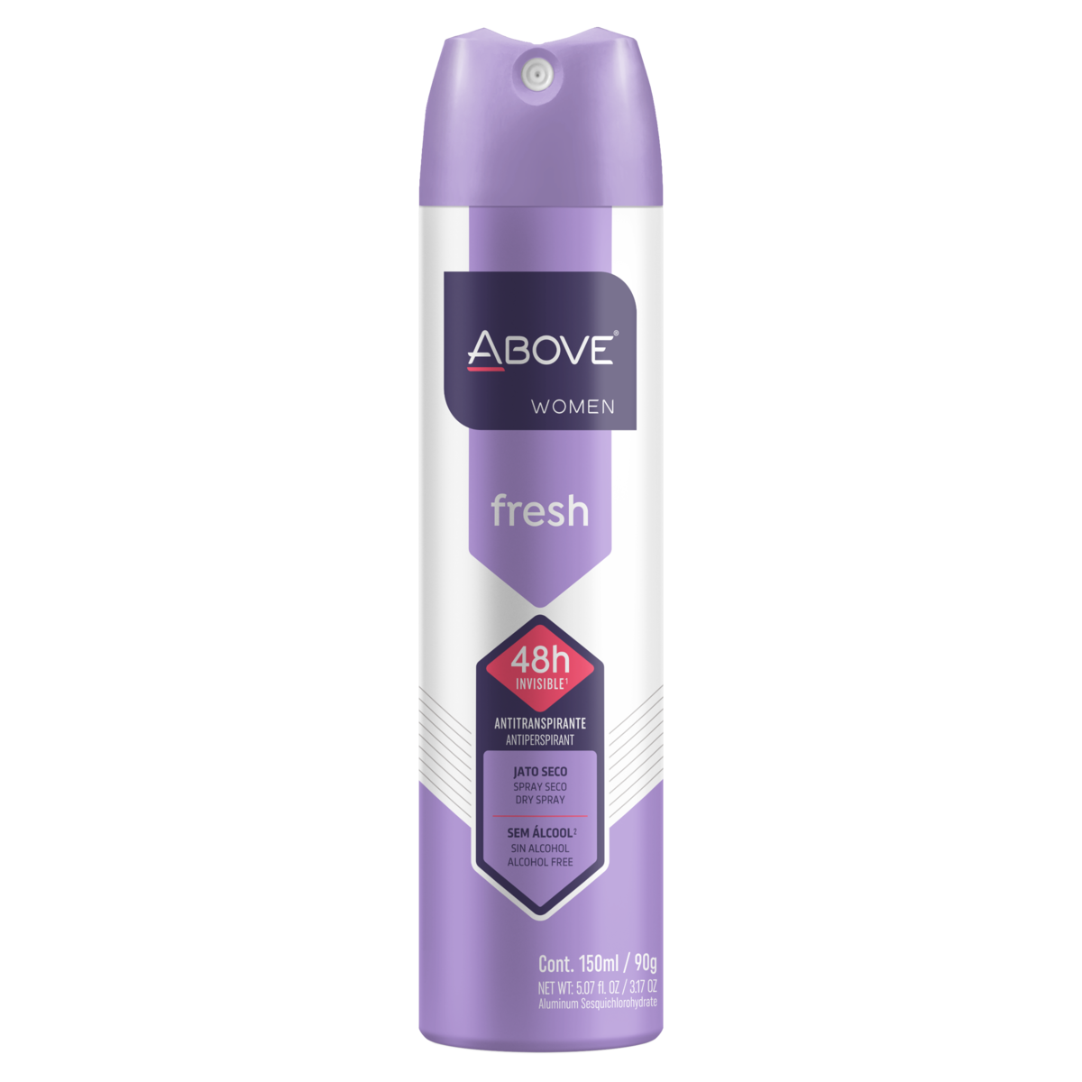DESOD ABOVE 150ML AER 48H WOM FRESH
