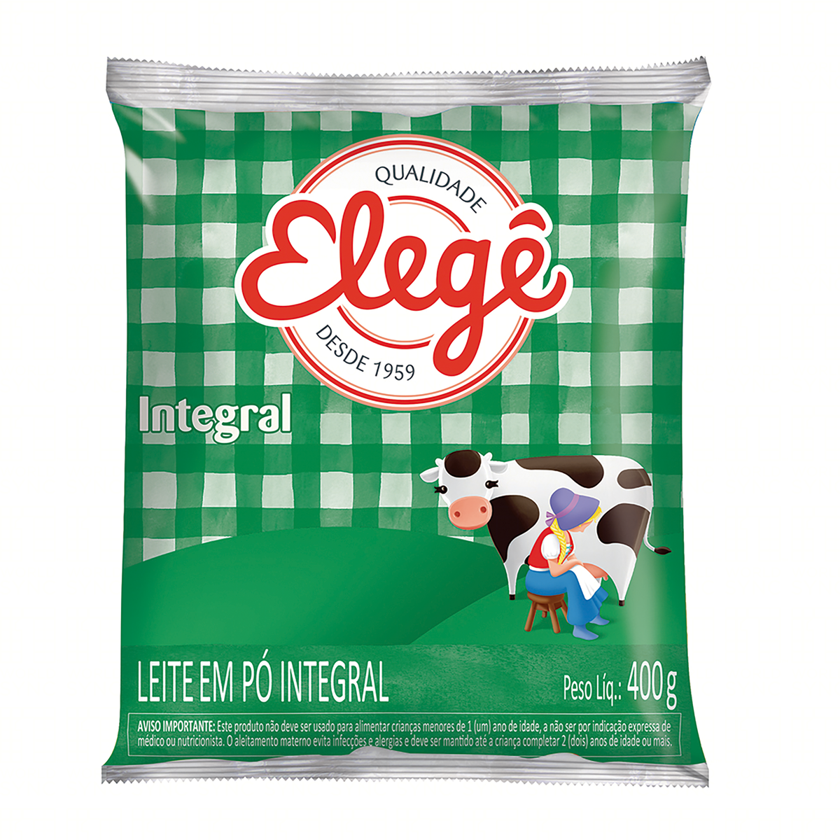 LEITE PO ELEGE 400G SC INTEG
