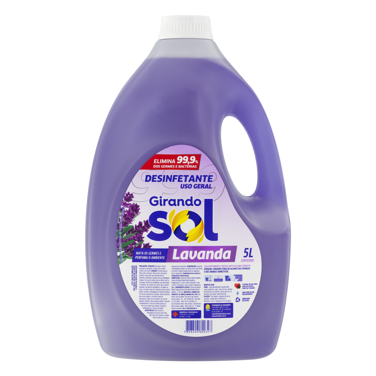 DESINF GIRANDO SOL 5L LAVANDA