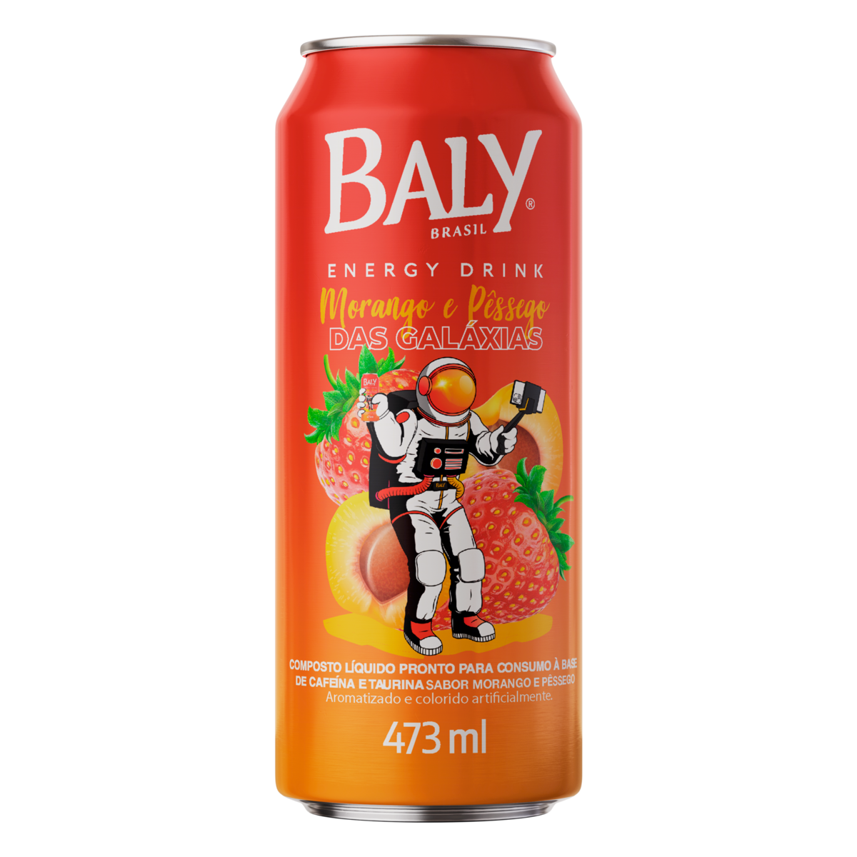 ENERGETICO BALY 473ML LT MORANGO/PESSEGO