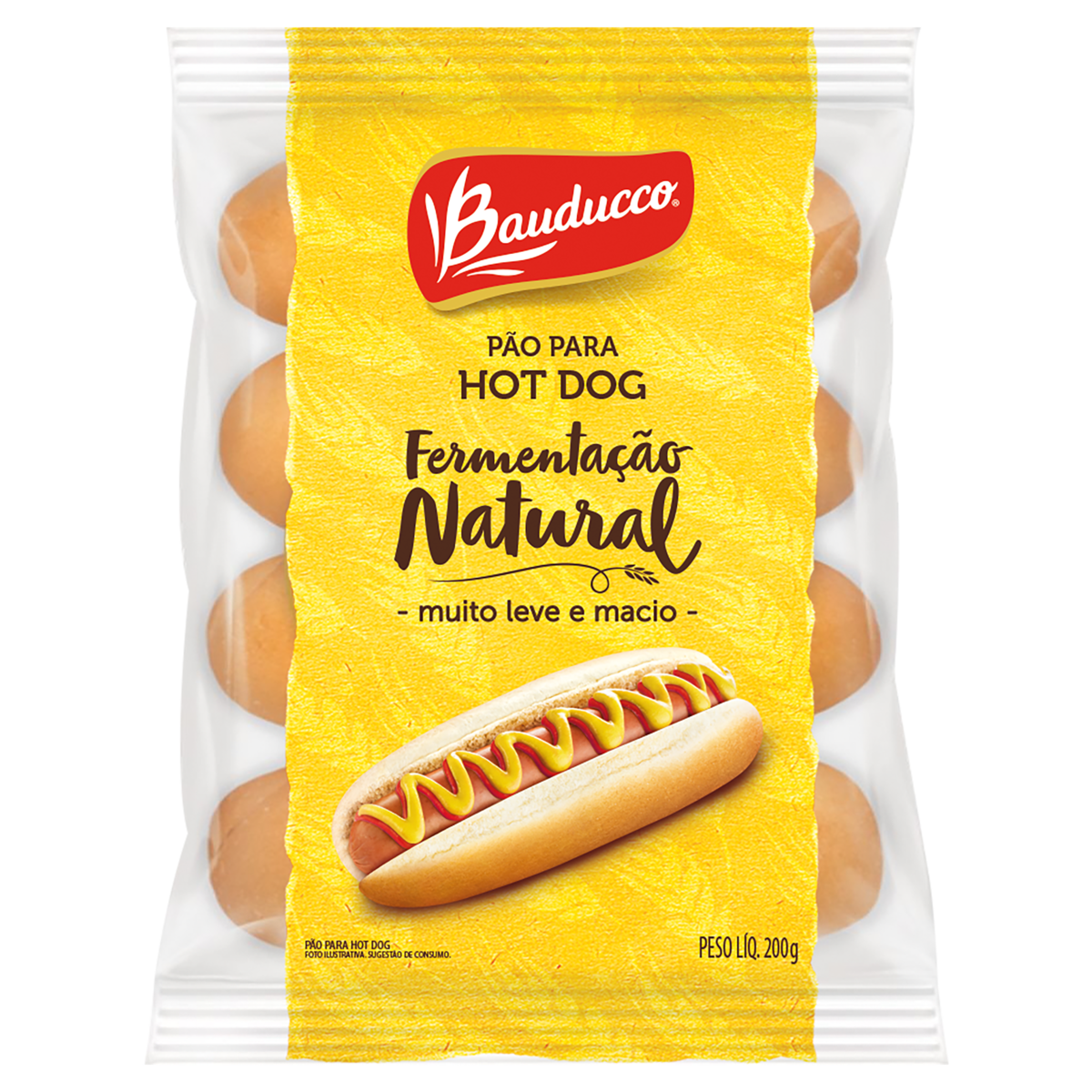 PAO BAUDUCCO 200G HOT DOG