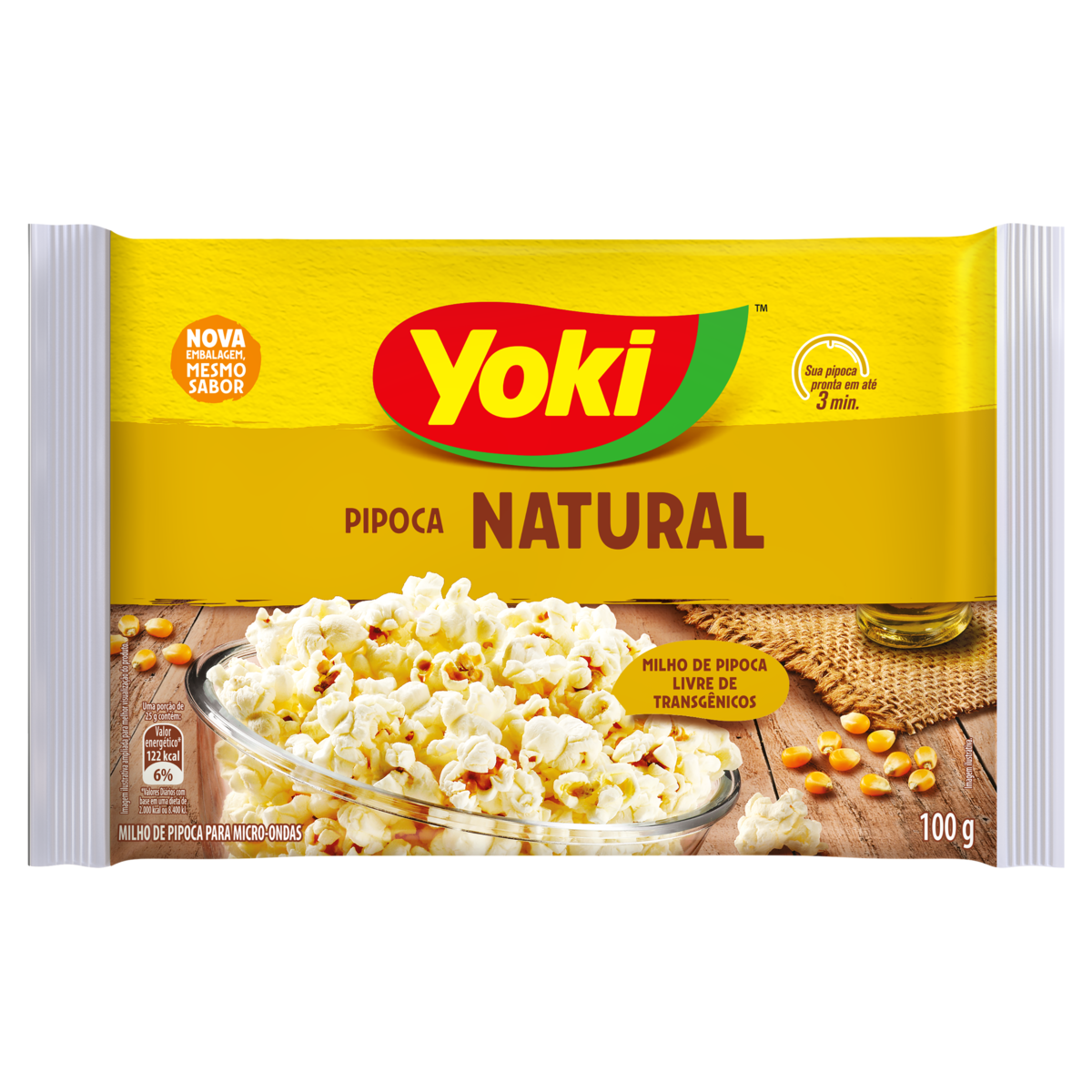 PIPOCA MICRO YOKI 100G NAT