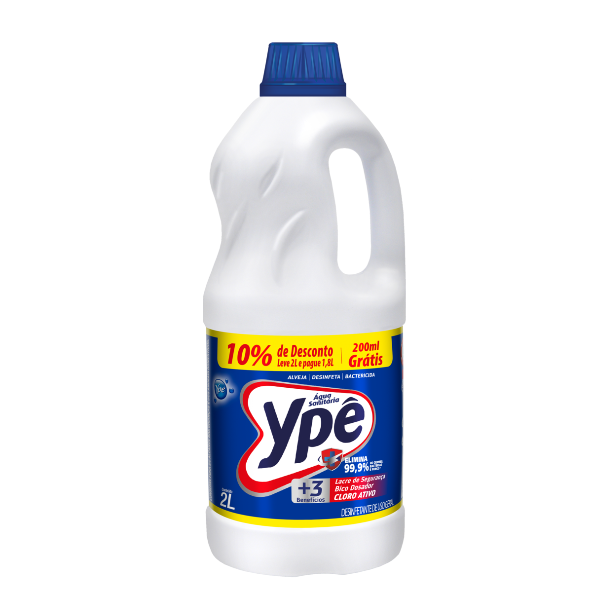 AGUA SANITARIA YPE 2L GT200ML