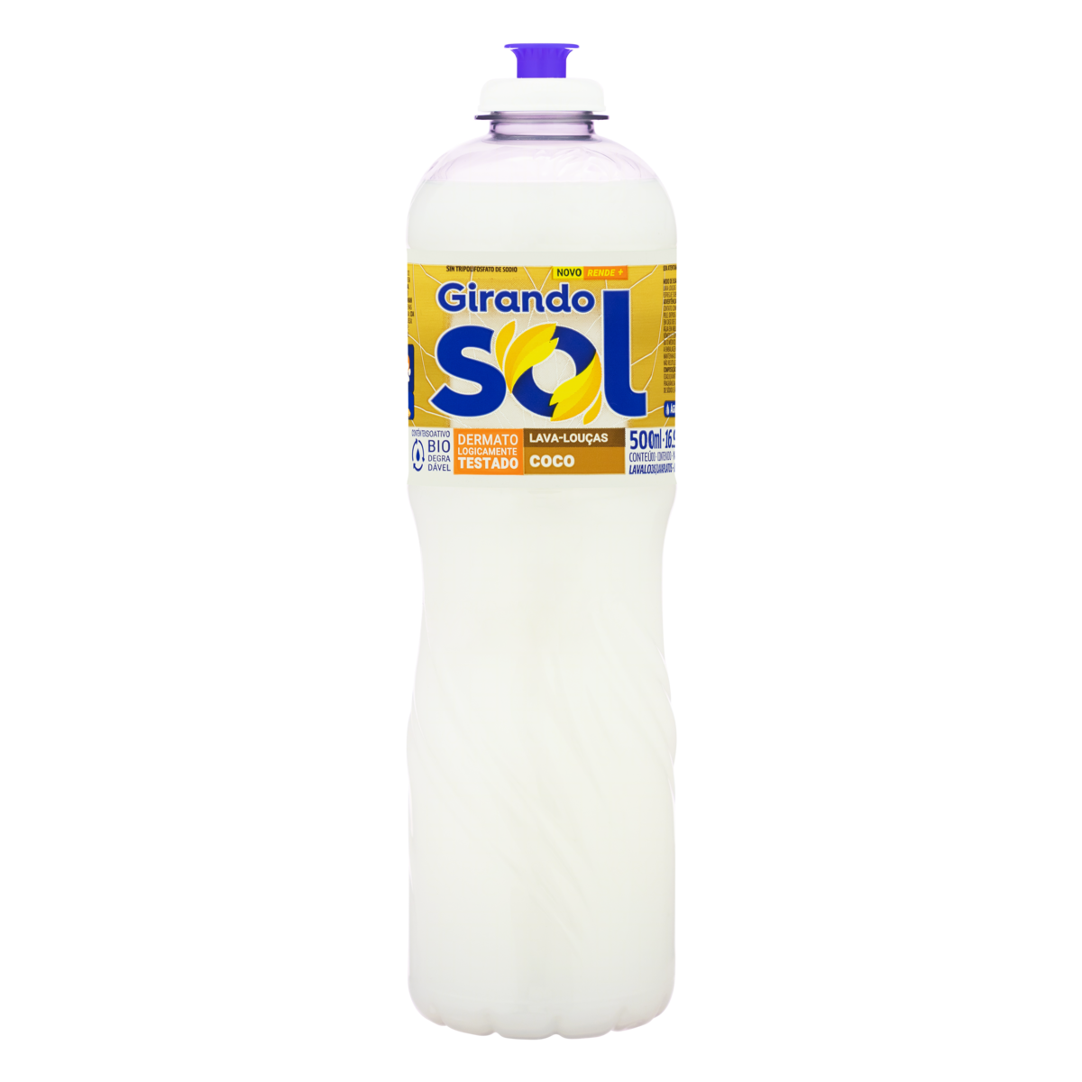 DETERG LIQ GIRANDO SOL 500ML COCO
