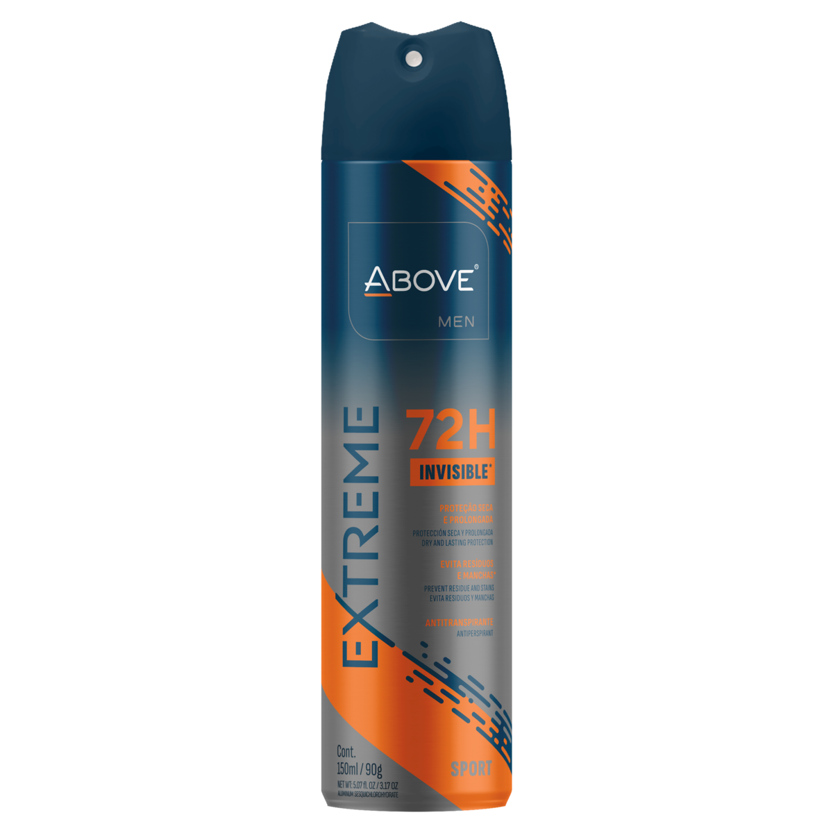 DESOD ABOVE 150ML AER EXTREME MEN 72H SPORT