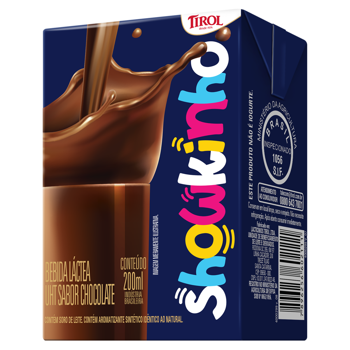 LEITE AROM SHOWKINHO 200ML