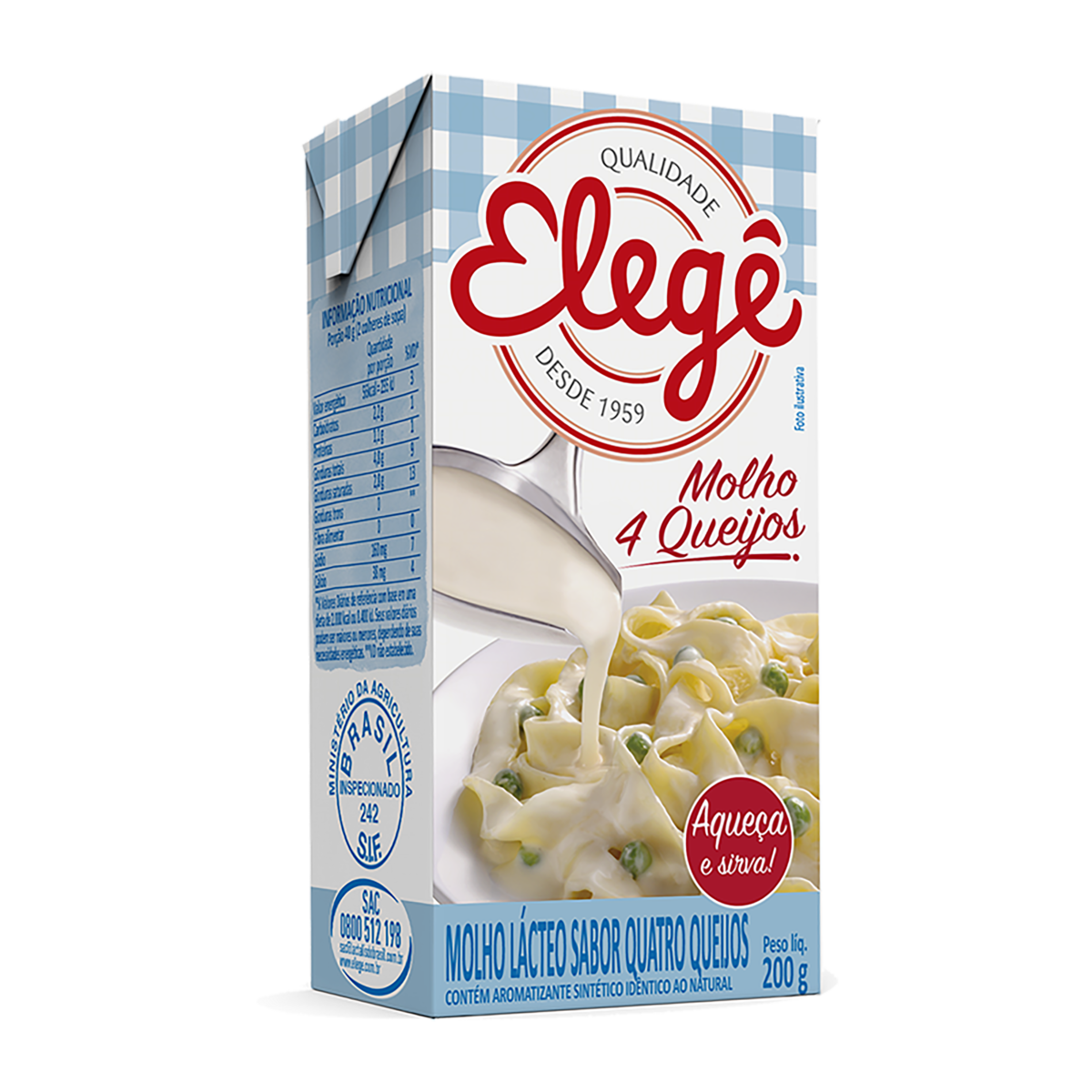 MOLHO ELEGE 200G 4 QJO
