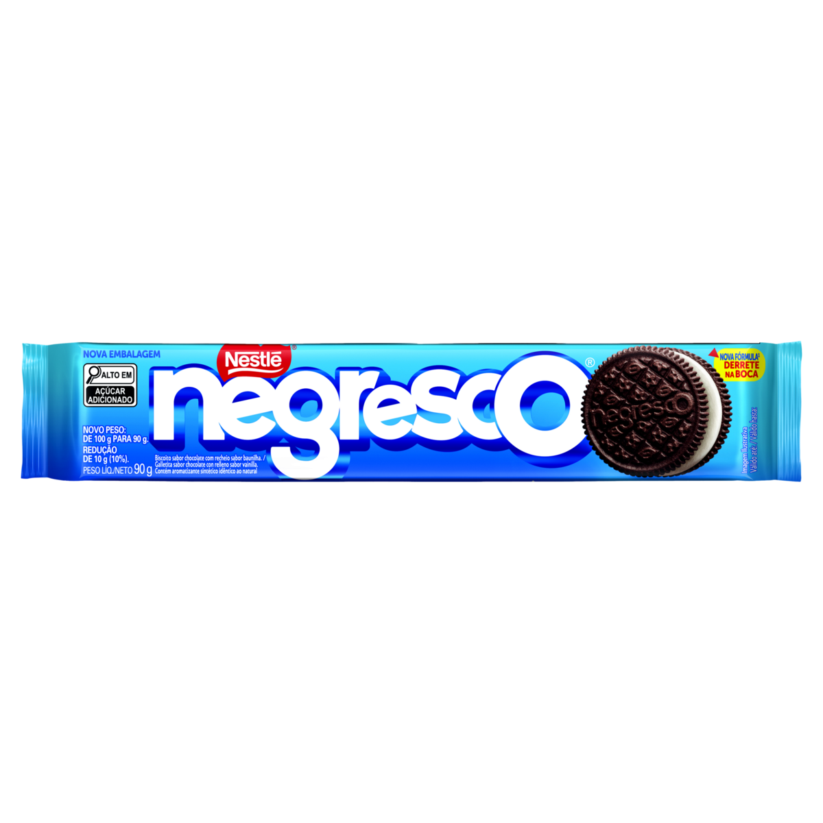BISCOITO NEGRESCO 90G RECH TRAD