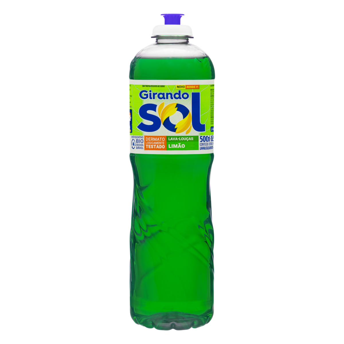 DETERG LIQ GIRANDO SOL 500ML LIMAO