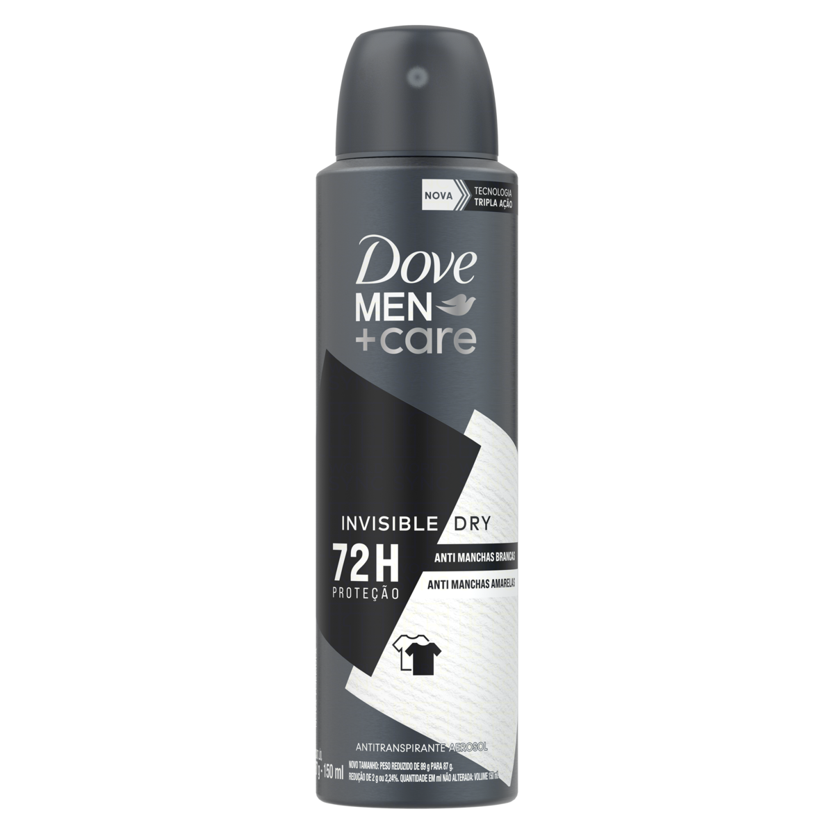 DESOD DOVE 150ML AER MEN CARE INVIS