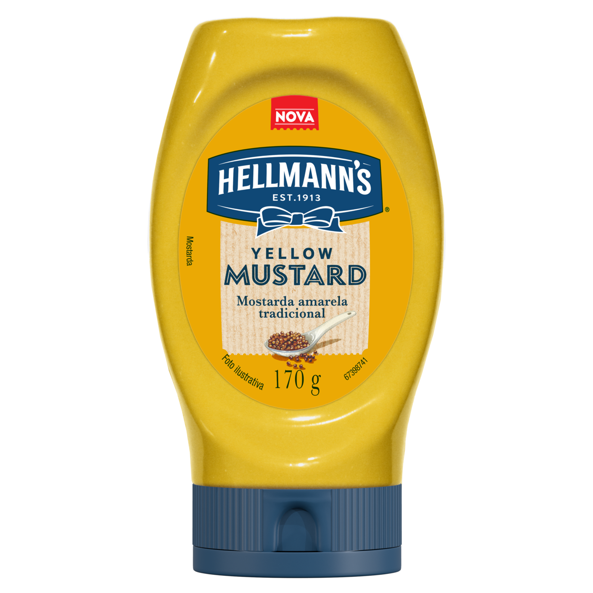 MOSTARDA HELLMANNS 170G TRAD