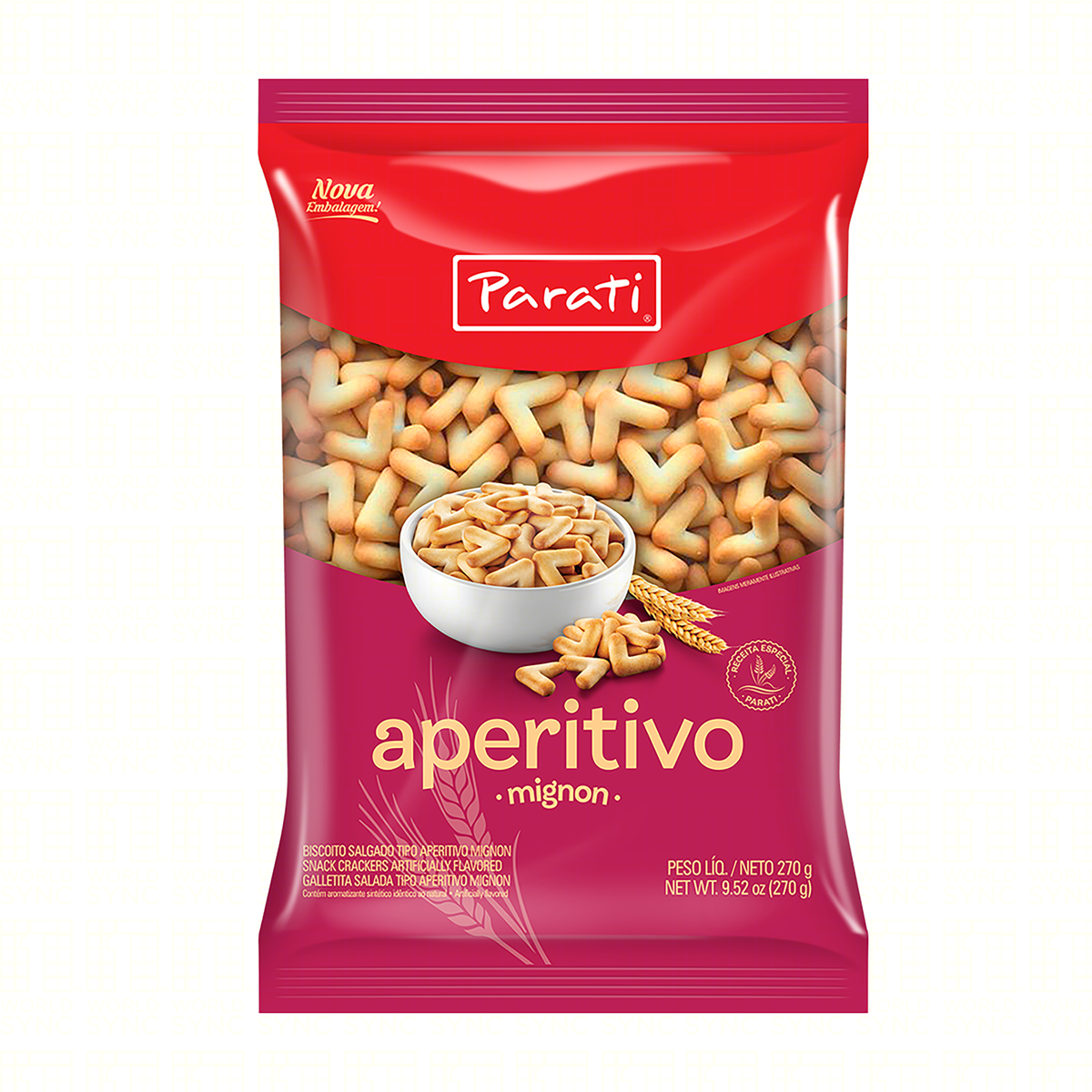 BISCOITO PARATI 270G MIGNON