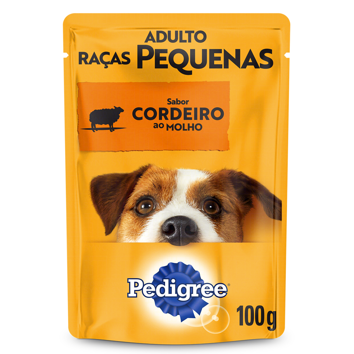 RACAO PEDIGREE 100G SC MOLHO ADUL CORDEIRO