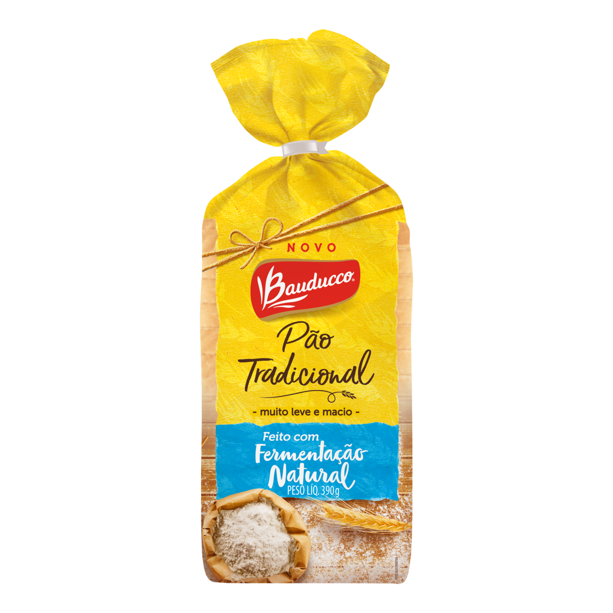PAO BAUDUCCO 390G FERMENT NAT TRAD