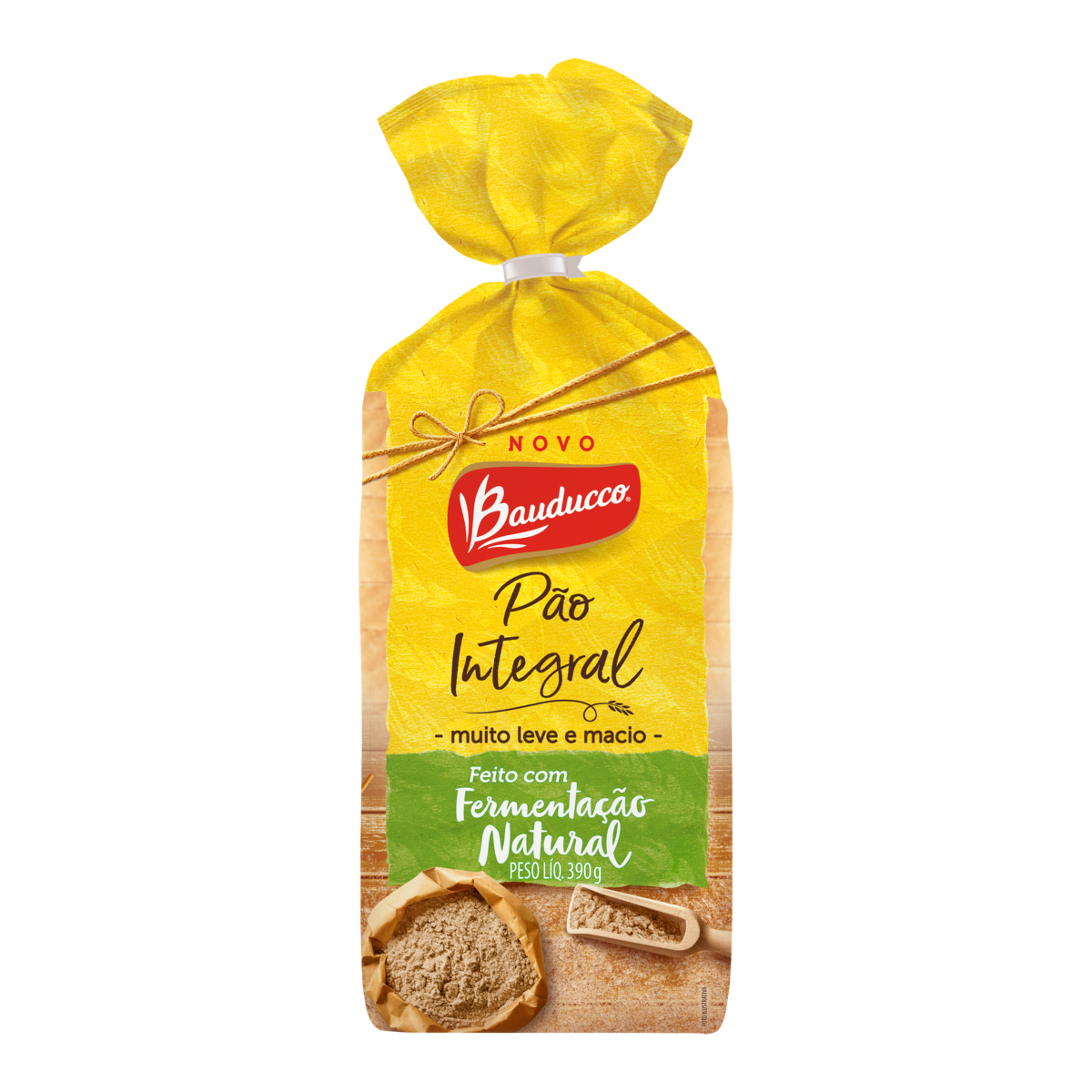 PAO BAUDUCCO 390G FERMENT NAT INTEG