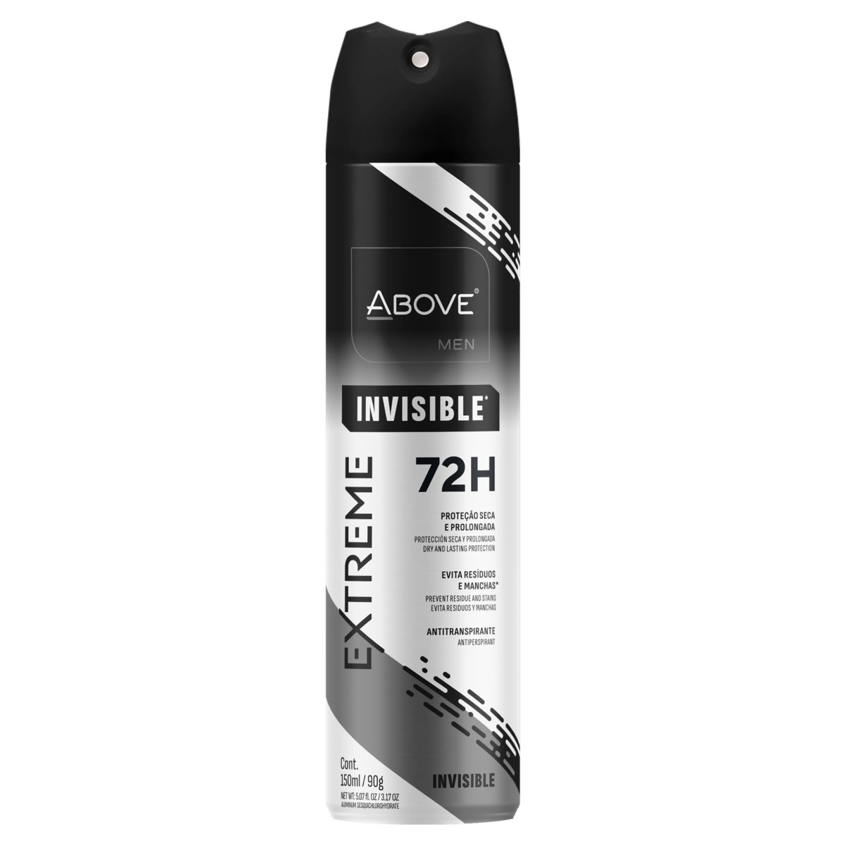 DESOD ABOVE 150ML AER EXTREME MEN 72H INVIS