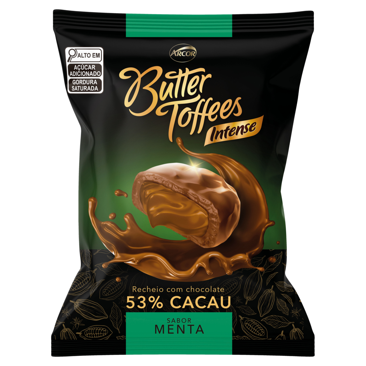 BALA BUTTER TOFFEES 90G 53% CACAU MENTA