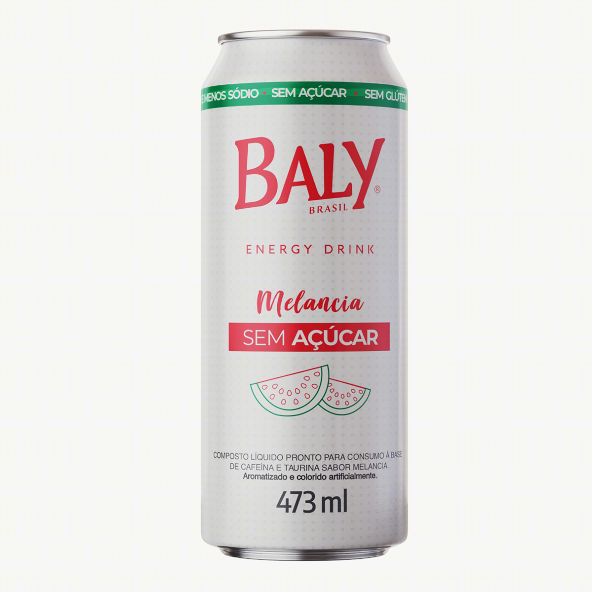 ENERGETICO BALY 473ML LT S/ACUCAR MELANCIA