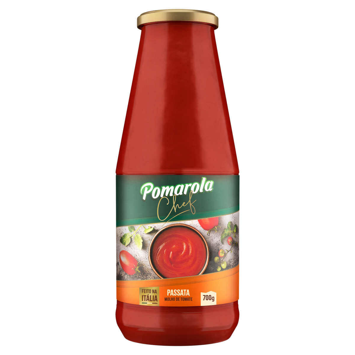 MOLHO TOMATE POMAROLA CHEF 700G VD PASSATA