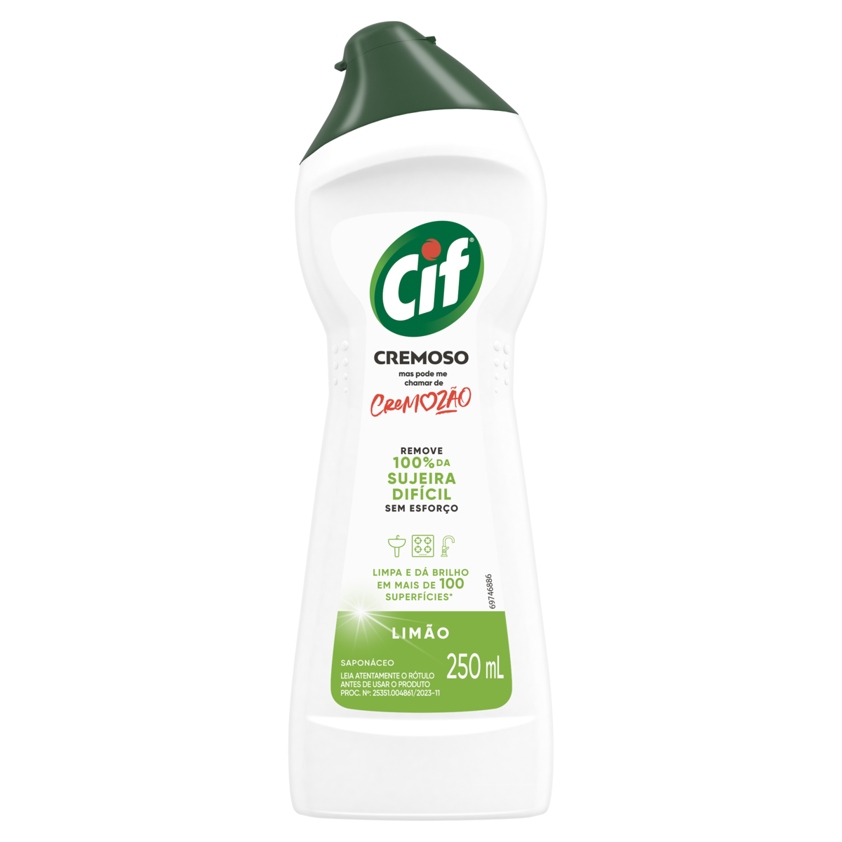 SAPONACEO CIF 250ML CREMOSO LIMAO