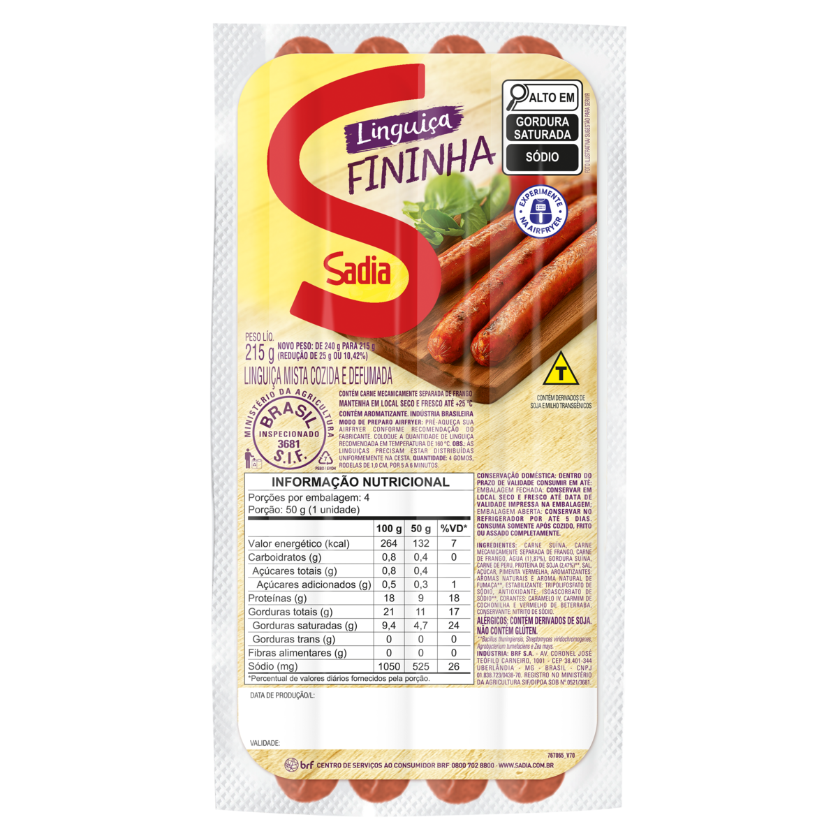 LING SADIA 215G MISTA FININHA COZ/DEF
