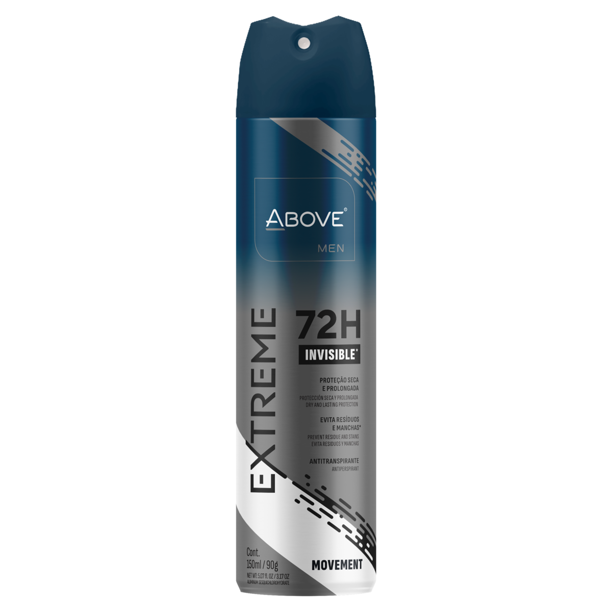 DESOD ABOVE 150ML AER EXTREME MEN 72H MOVEMEN