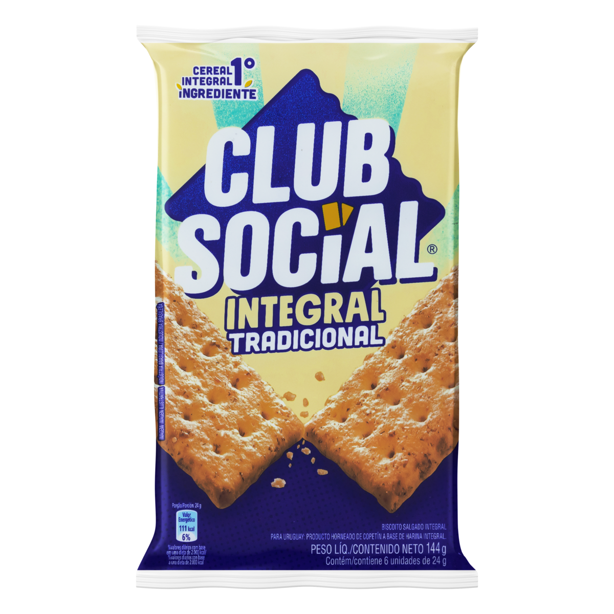 BISCOITO CLUB SOCIAL 144G INTEG