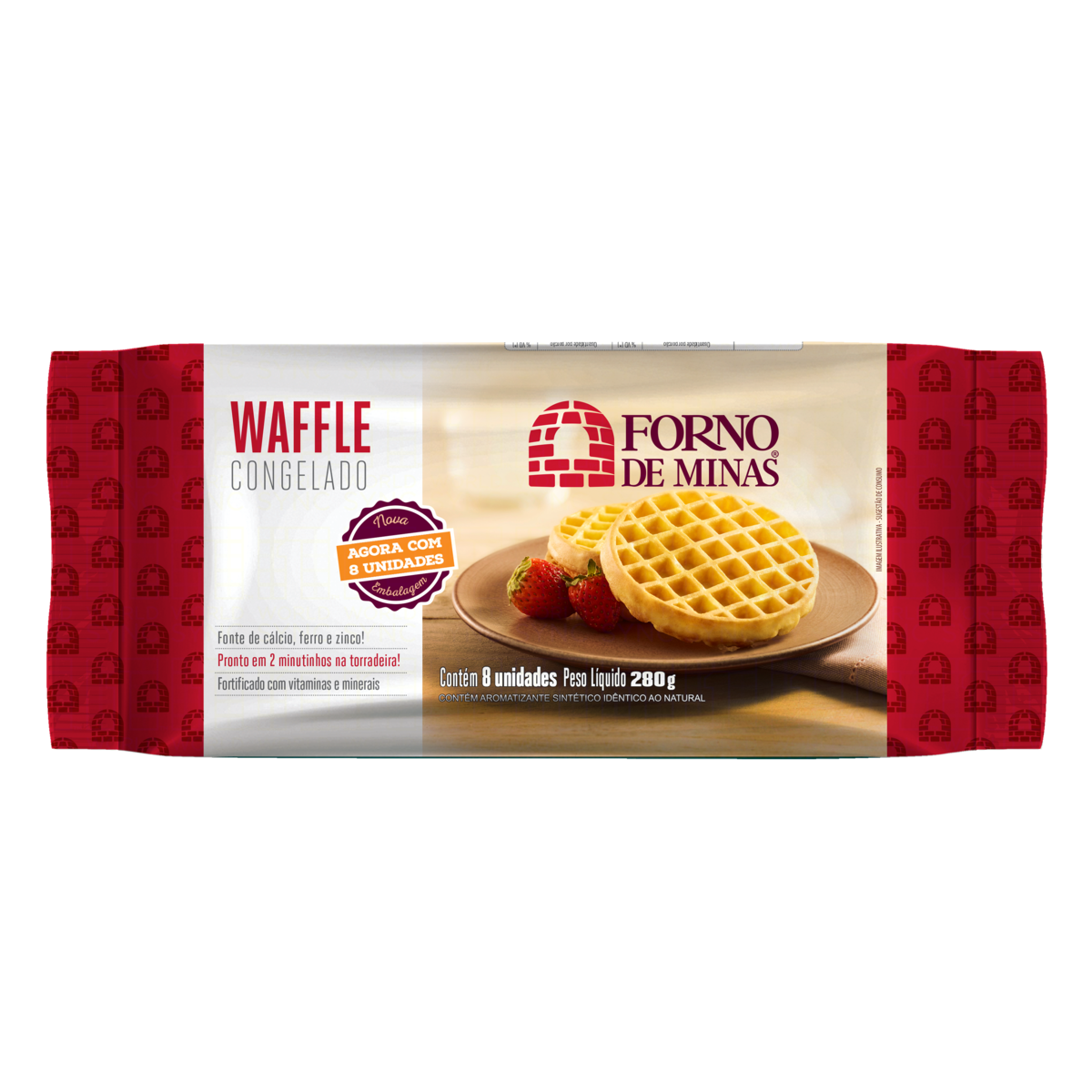 WAFFLE FORNO MINAS 280G CONG TRAD