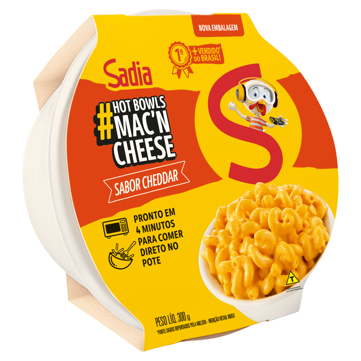 MACARRAO SADIA 300G MAC N CHEESE CHEDDAR