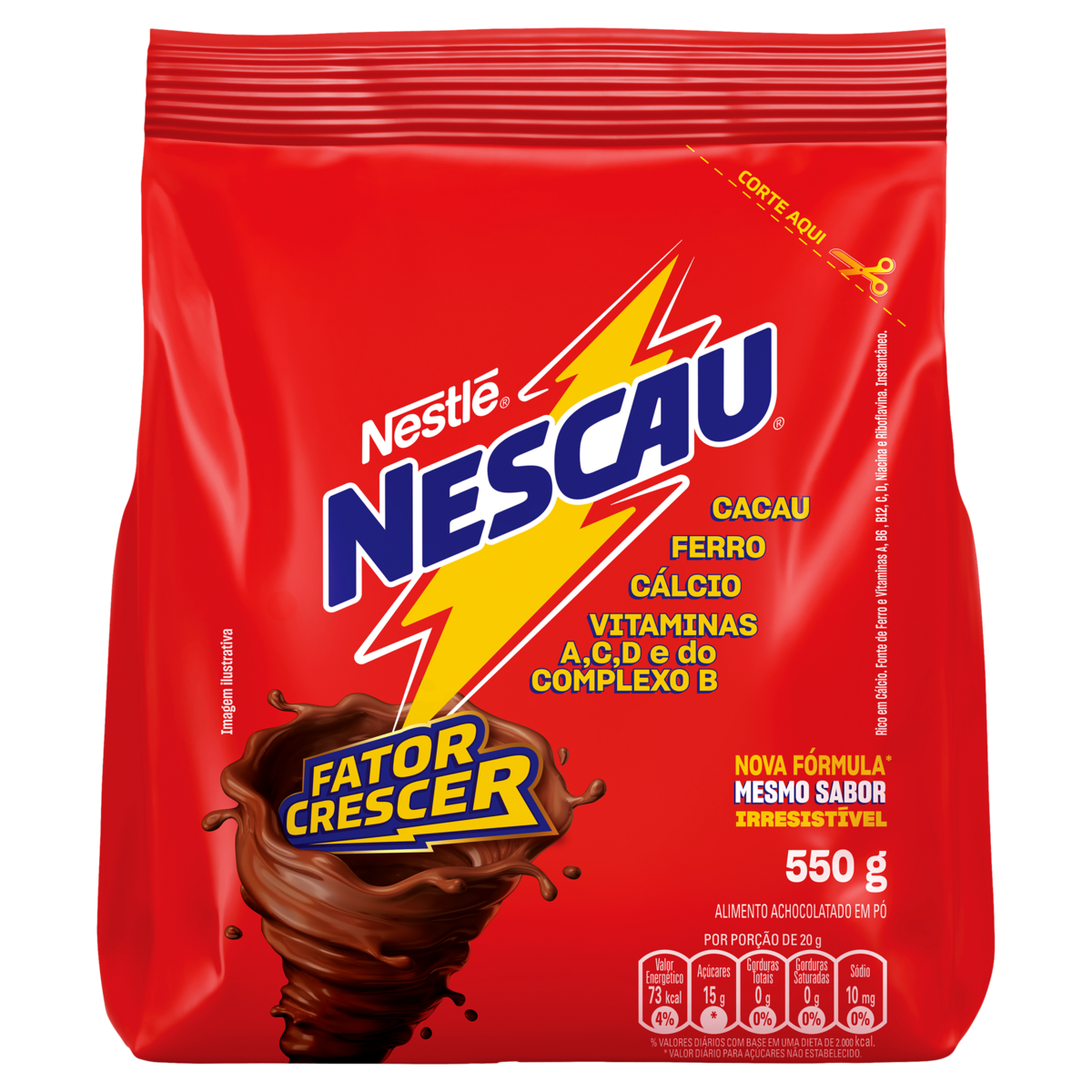 ACHOC PO NESCAU 550G SC ACTIG