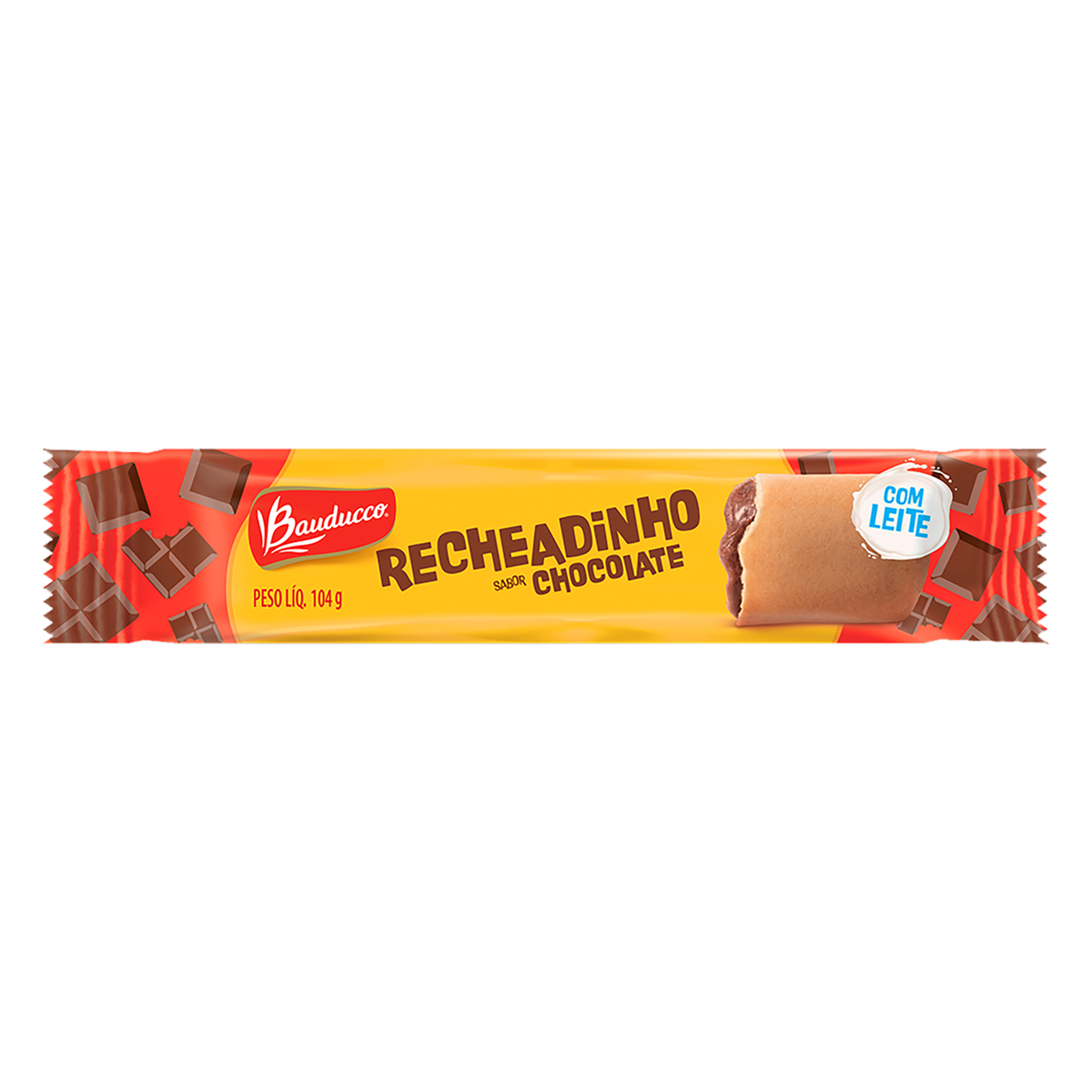 BISCOITO BAUDUCCO 104G RECHEADINHO CHOC