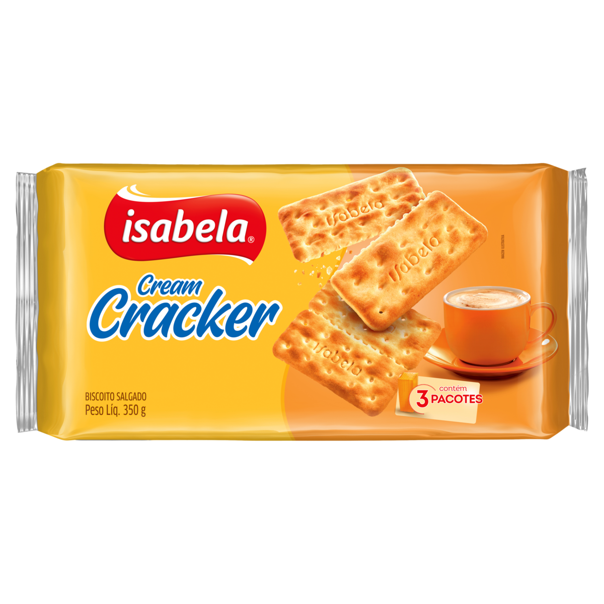 BISCOITO ISABELA 350G CREAM CRACKER