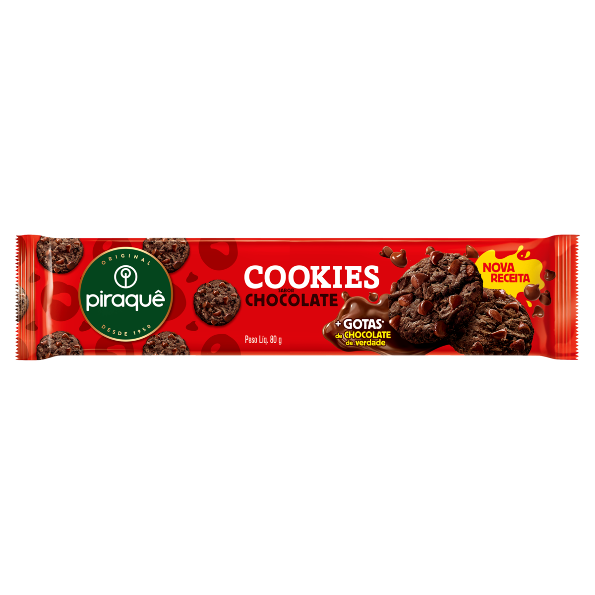 COOKIES PIRAQUE 80G CHOC