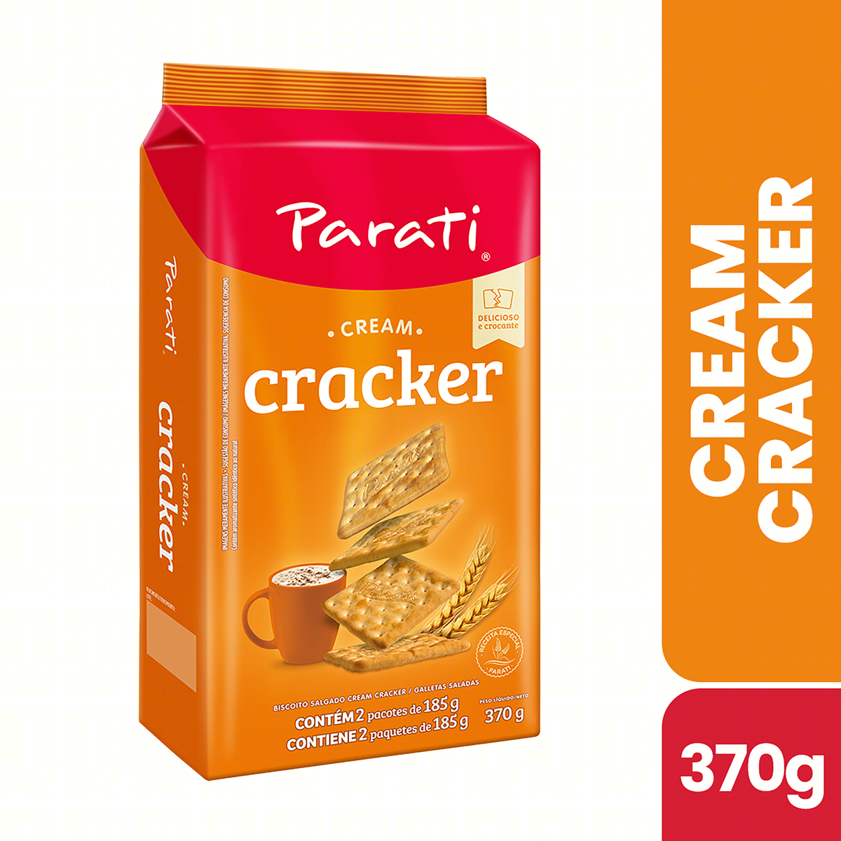 BISCOITO PARATI 370G CREAM CRACKER