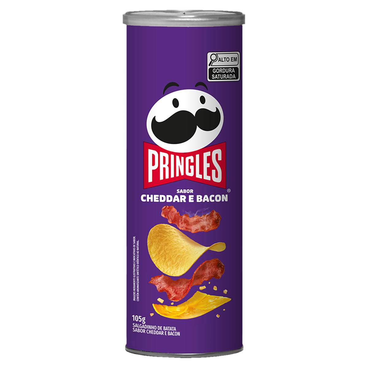 SALGAD PRINGLES 105G CHEDDAR/BACON