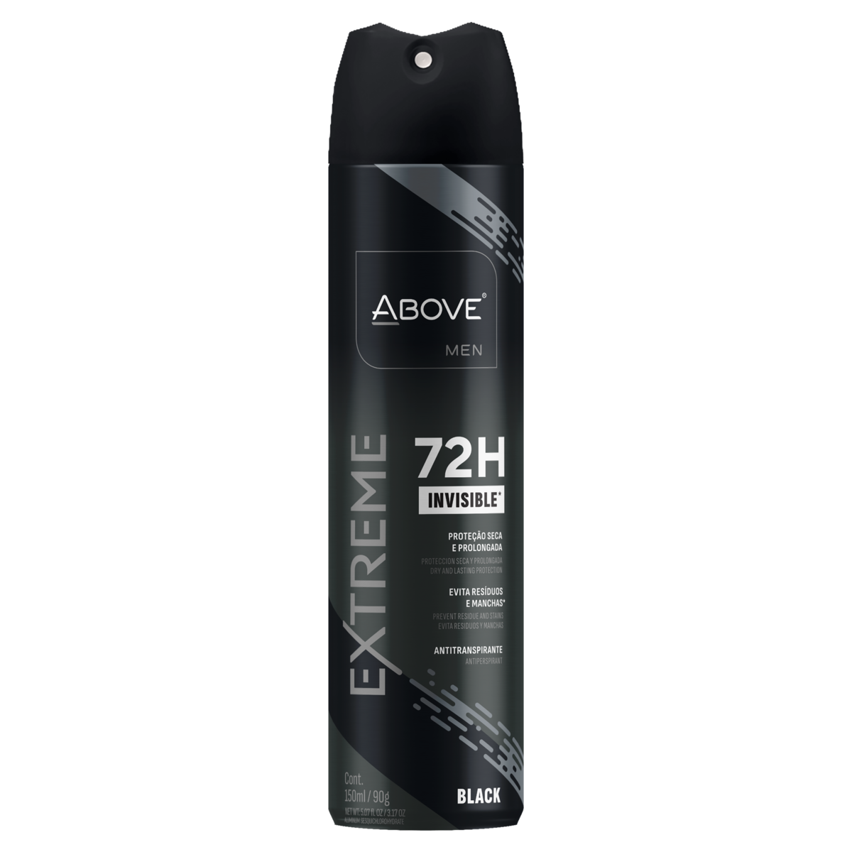 DESOD ABOVE 150ML AER EXTREME MEN 72H BLACK