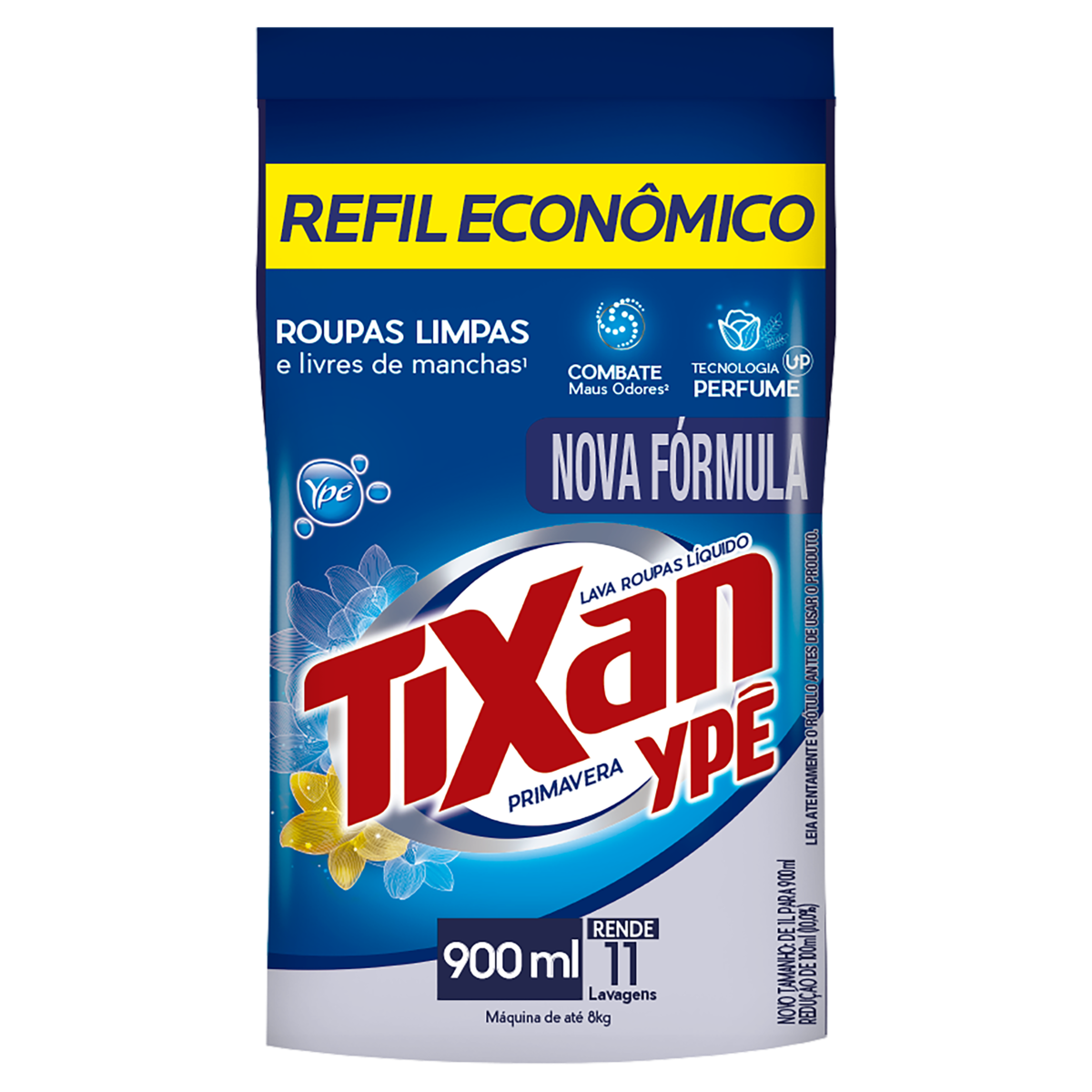 LAVA ROUPA TIXAN YPE 900ML SC LIQ PRIMAVERA
