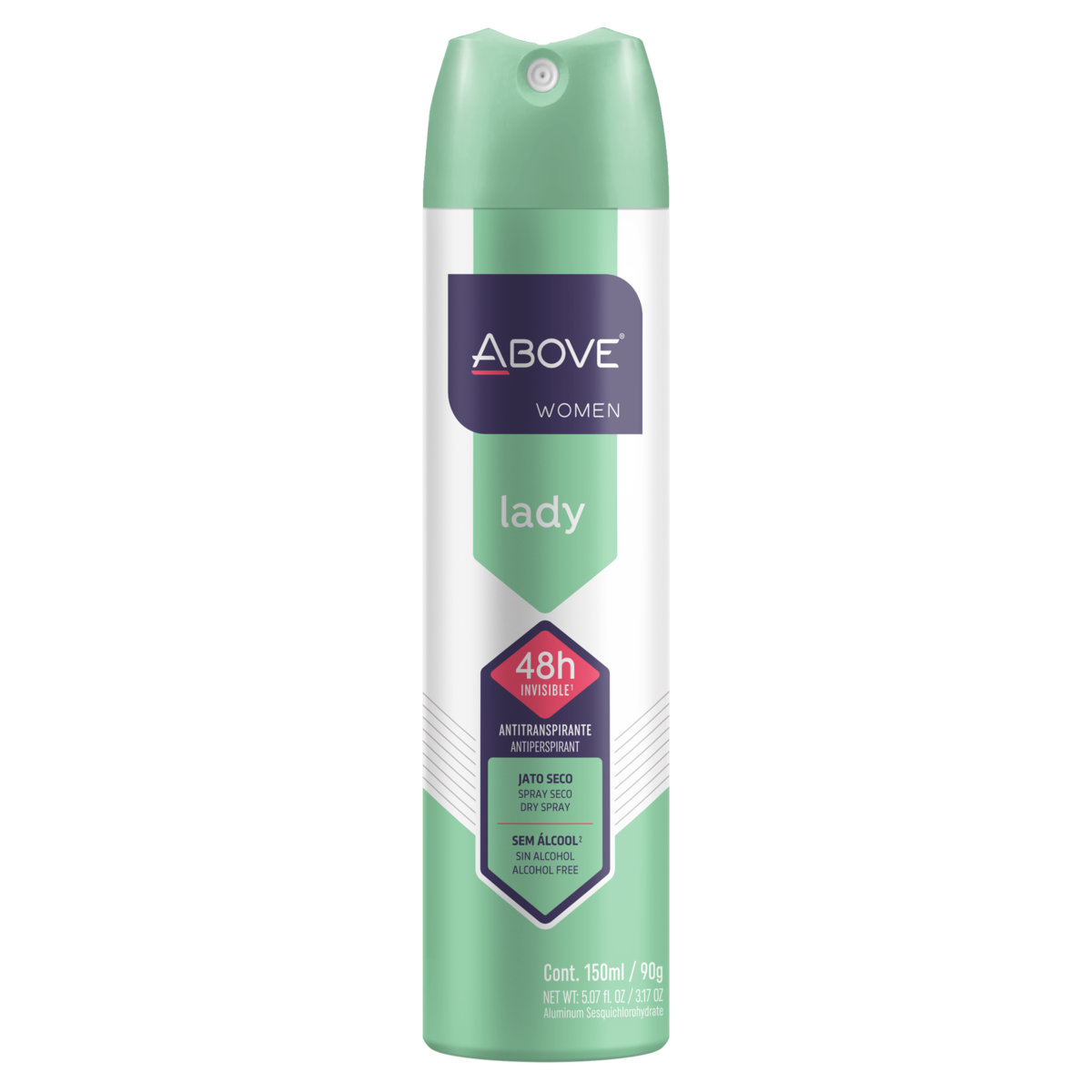 DESOD ABOVE 150ML AER 48H WOM LADY