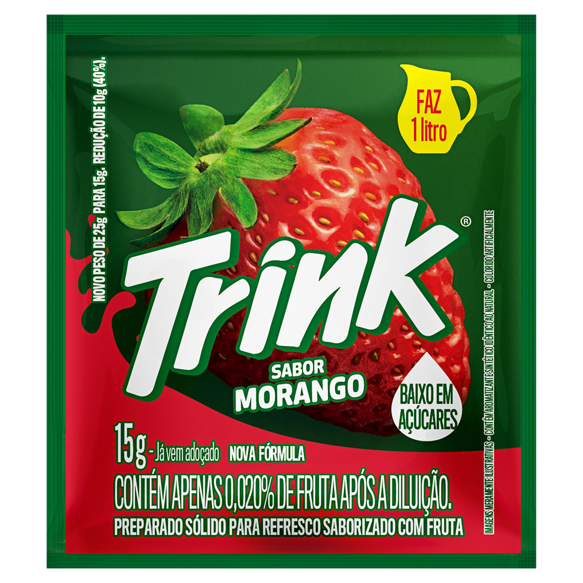 REFRESCO PO TRINK 15G MORANGO