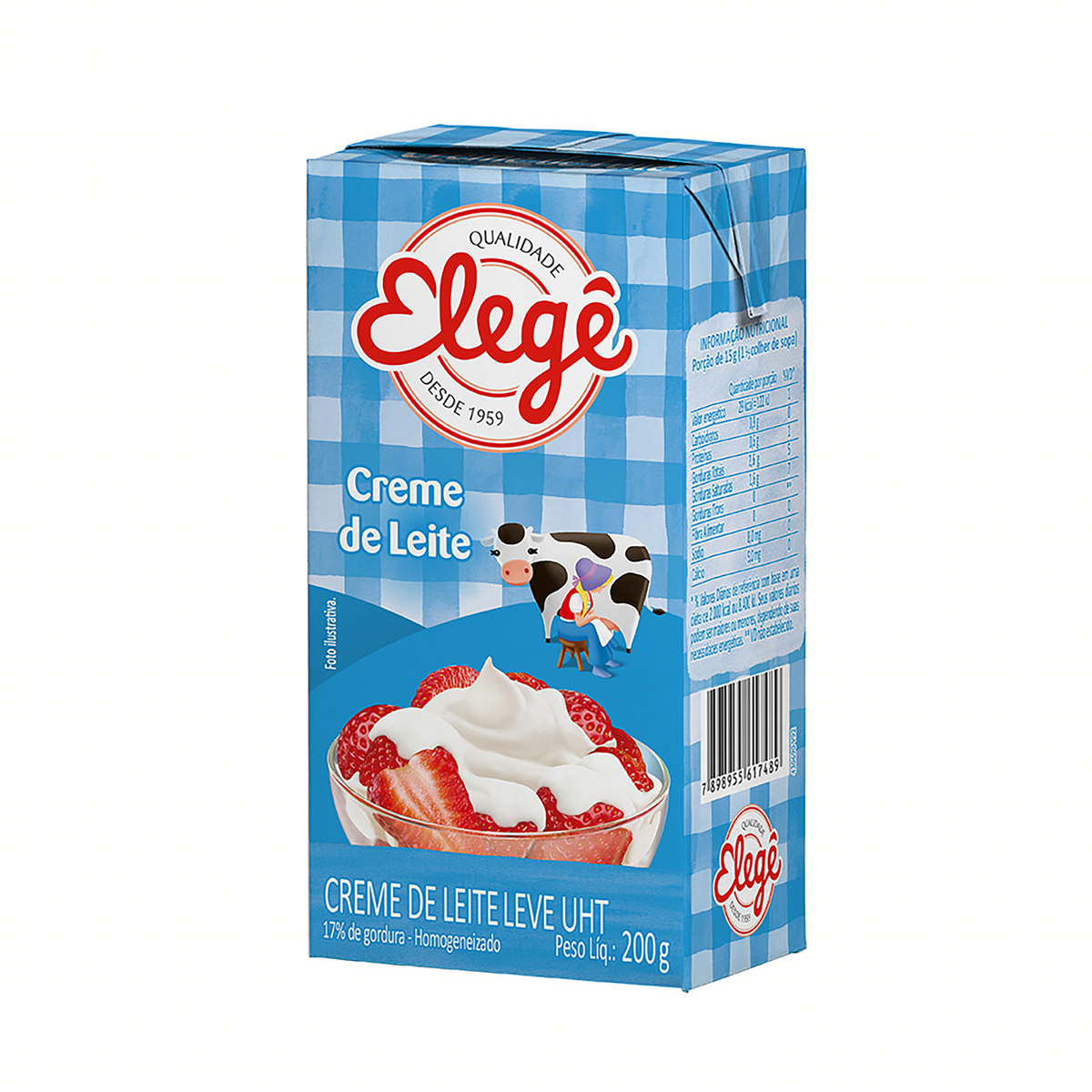 CREME LEITE ELEGE 200G TP