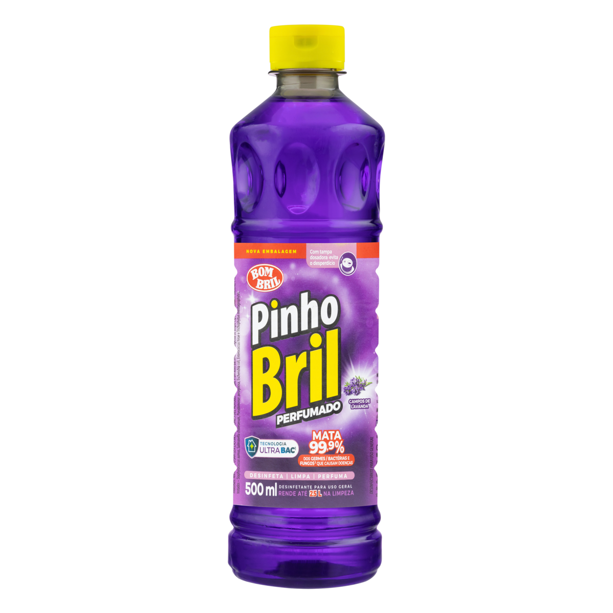 DESINF PINHO BRIL 500ML CAMPOS LAVANDA