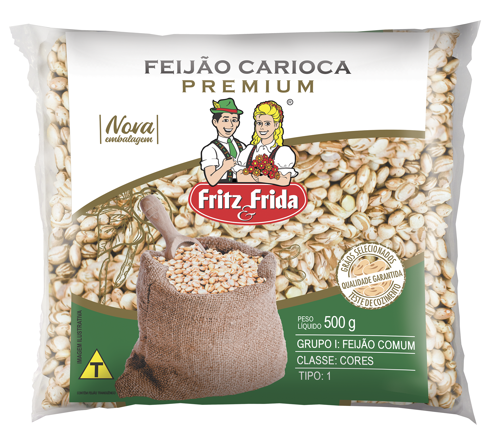FEIJAO FRITZ&FRIDA 500G CARIOCA