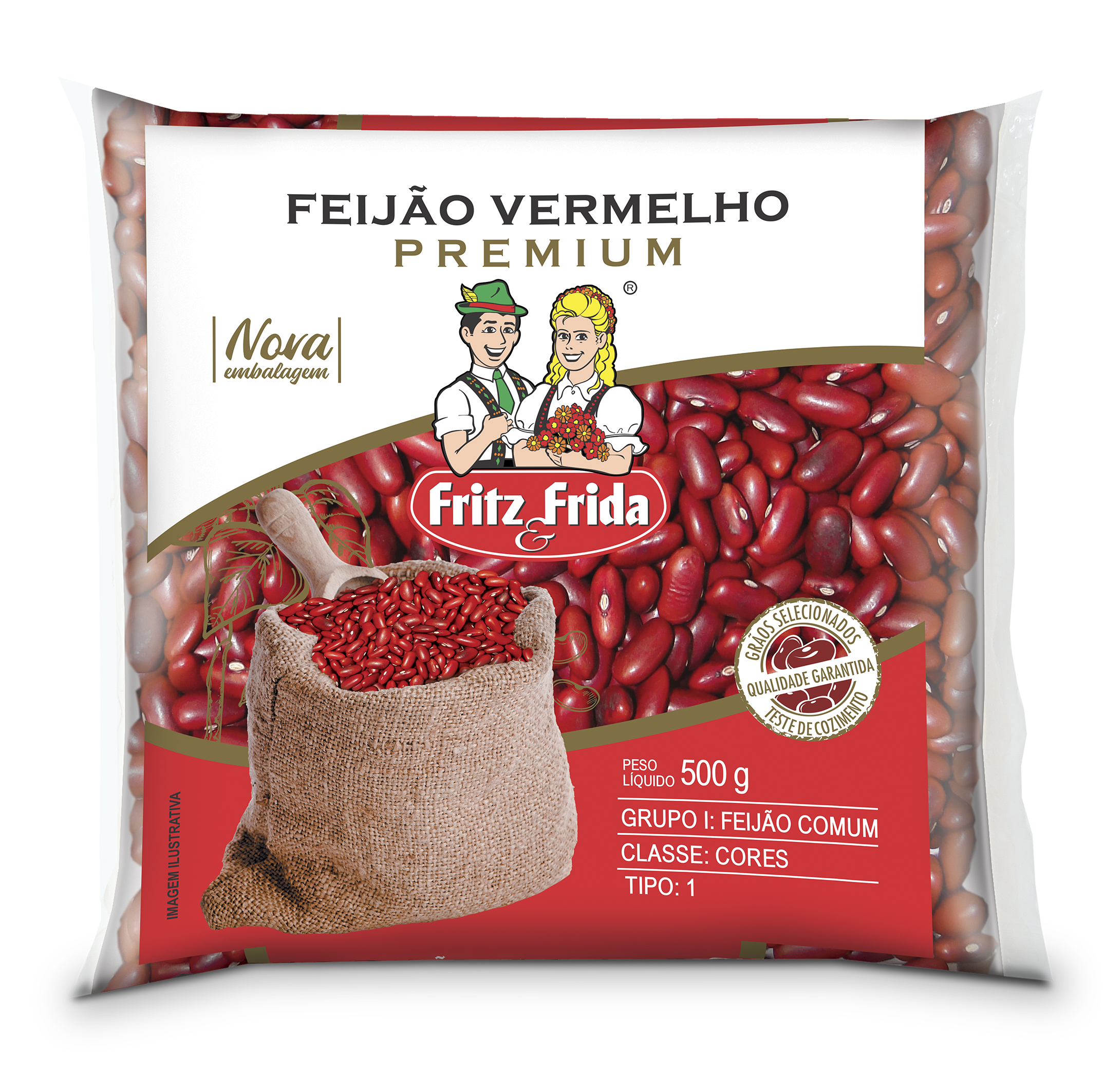 FEIJAO FRITZ&FRIDA 500G VERM