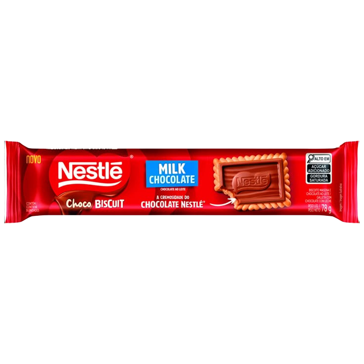 BISCOITO NESTLE BISCUIT 78G AO LEITE