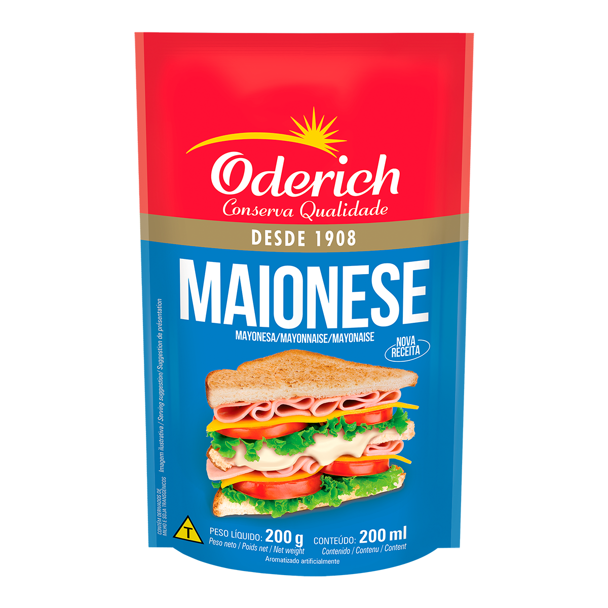 MAIONESE ODERICH 200G SC TRAD